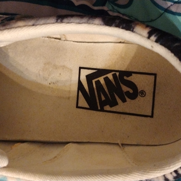 VANS DOHENY TYE DYE BLUE CASUAL SNEAKER women's size 7.5 - Picture 6 of 6